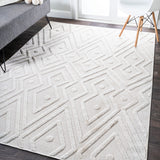Balansat moroccan diamond indoor/outdoor area rug