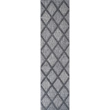 Salines Diamond Trellis Indoor/Outdoor Runner Rug