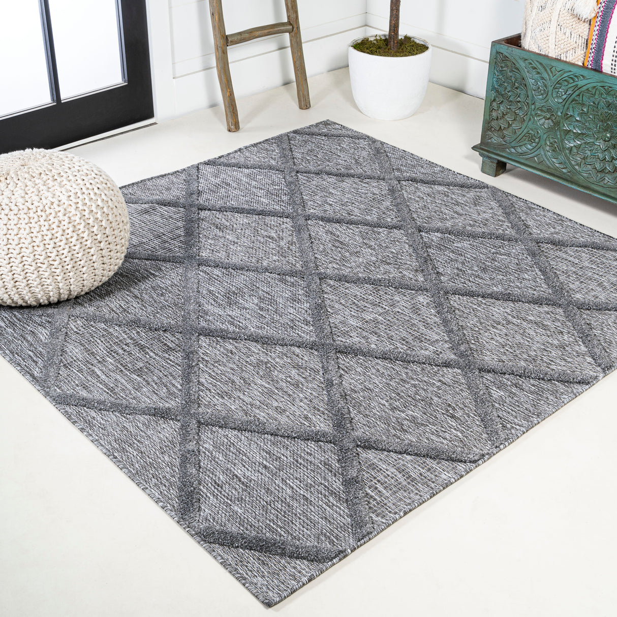 Salines-Diamond-Trellis-Square-Indoor/Outdoor-Area-Rug-Area-Rugs