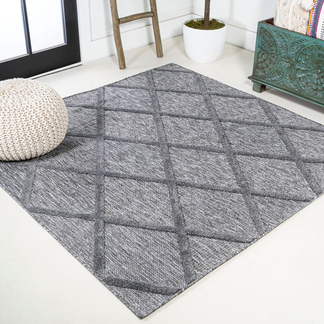 Salines-Diamond-Trellis-Square-Indoor/Outdoor-Area-Rug-Area-Rugs