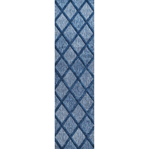 Salines Diamond Trellis Indoor/Outdoor Runner Rug
