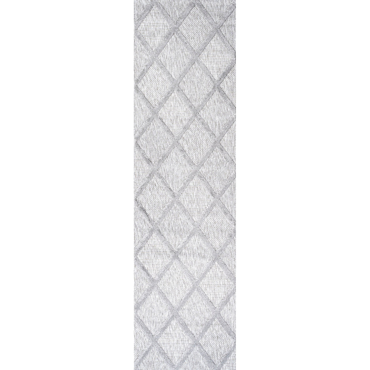 Salines Diamond Trellis Indoor/Outdoor Runner Rug