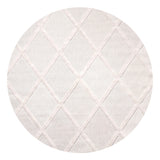 Salines Diamond Trellis Round Indoor/Outdoor Area Rug