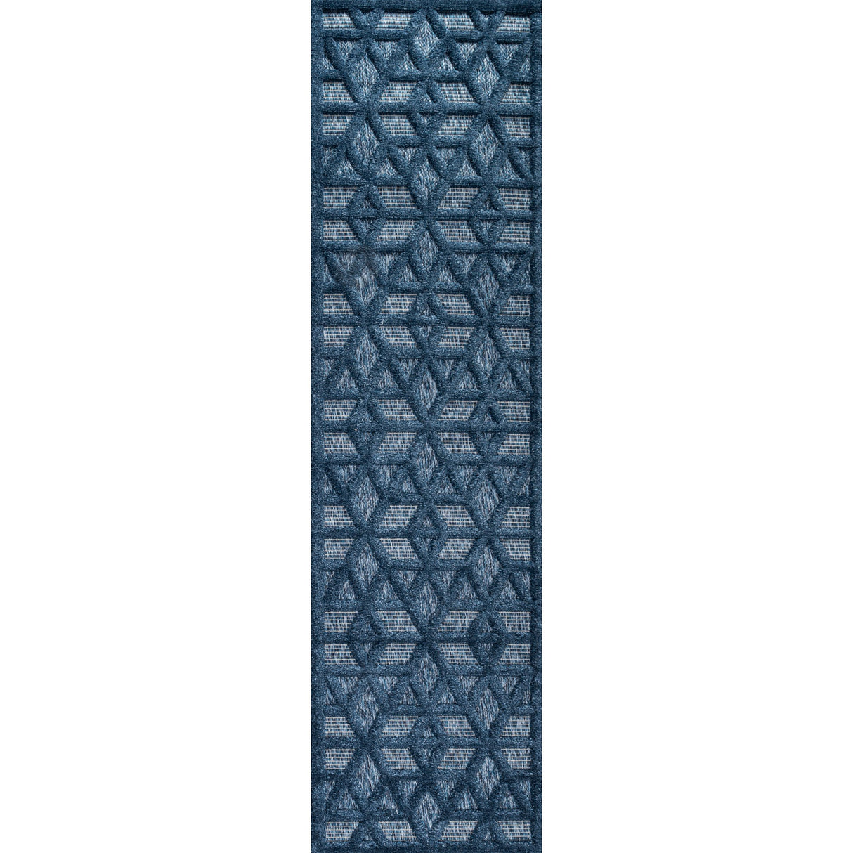 Talaia Neutral Geometric Indoor/Outdoor Runner Rug