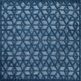 Talaia Neutral Geometric Square Indoor/Outdoor Area Rug