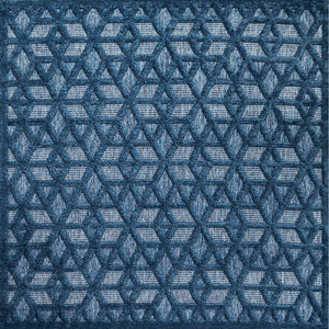 Talaia Neutral Geometric Square Indoor/Outdoor Area Rug