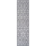 Talaia Neutral Geometric Indoor/Outdoor Runner Rug