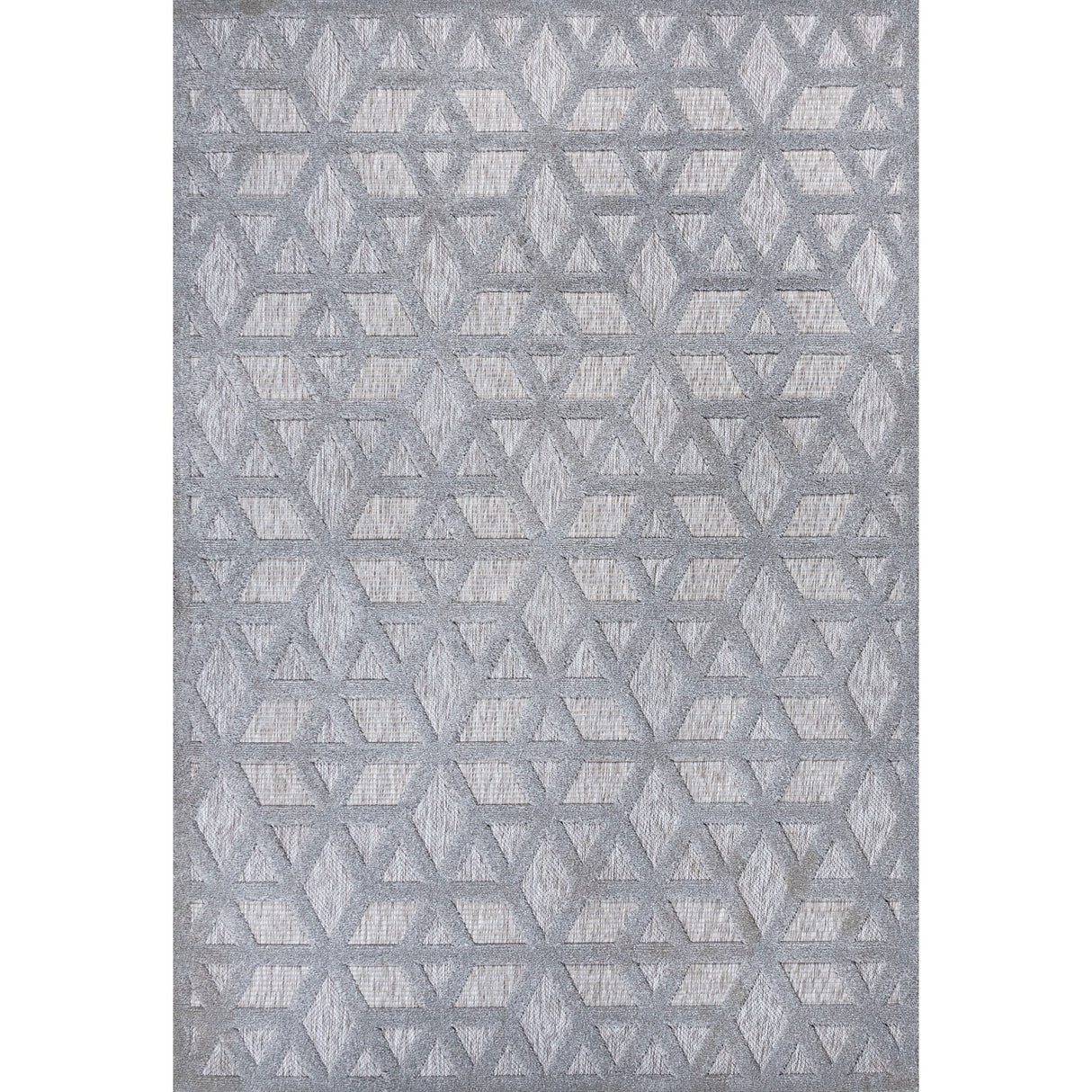 Talaia Neutral Geometric Indoor/Outdoor Area Rug