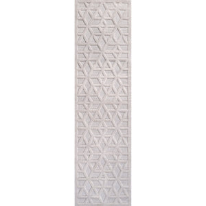 Talaia Neutral Geometric Indoor/Outdoor Runner Rug