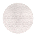 Talaia Neutral Geometric Round Indoor/Outdoor Area Rug