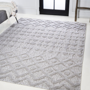Peralta Moroccan Diamond Indoor/Outdoor Area Rug