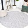 Peralta Moroccan Diamond Round Indoor/Outdoor Area Rug