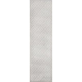 Portmany Neutral Diamond Trellis Indoor/Outdoor Runner Rug