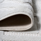 Portmany Neutral Diamond Trellis Indoor/Outdoor Runner Rug