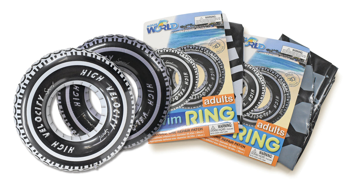 2-Pack-Adult-Tire-Swim-Ring-Tube-