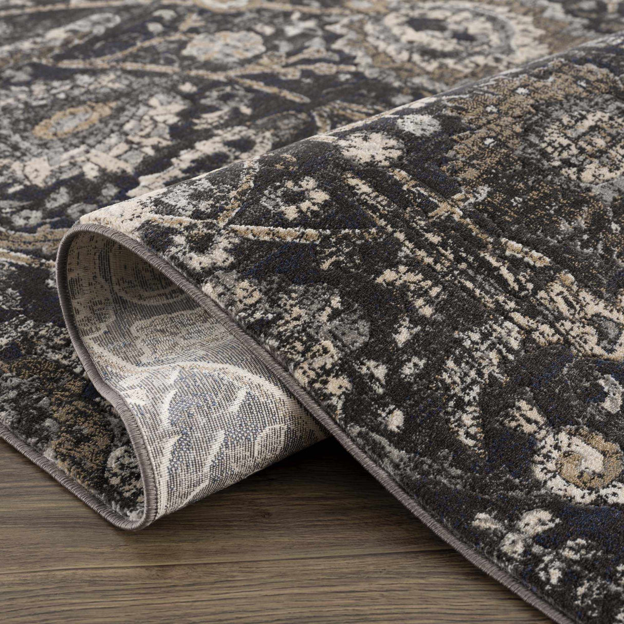 Georgiana Charcoal Area Rug