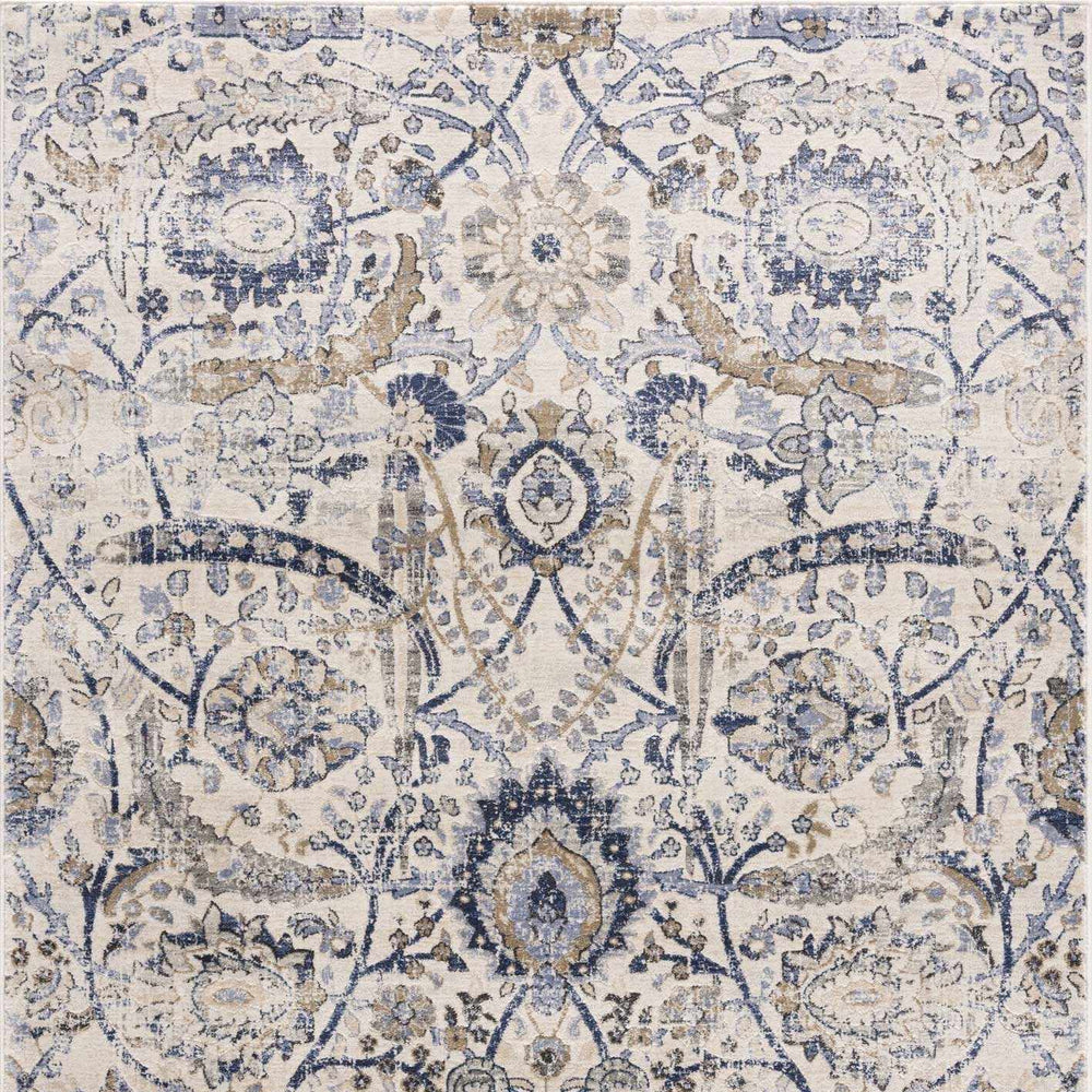 Georgiana Blue & Beige Oushak Rug