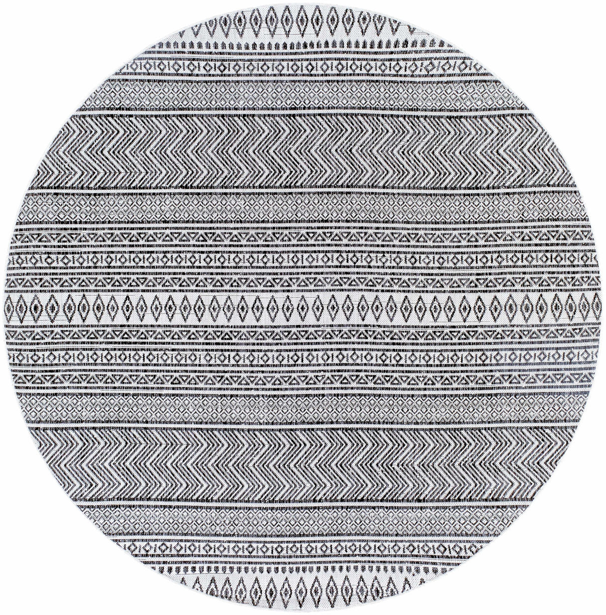Imboden Black&White Outdoor Rug