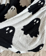 Spooky Ghost Throw Blanket