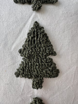 Tufted Christmas Tree Pillow Cover