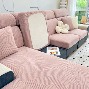 Stretch Couch Cushion Covers, Slipcovers Sofa Cushion Protector Covers, Elastic Furniture Protector for Pets, Kid