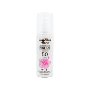 Hawaiian Tropic Mineral Sun Milk Body Lotion SPF50 3.4oz - Missing Lid
