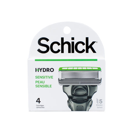 Schick-Hydro-5-Blades-Sensitive-4-Cartridges-New-Razors-&-Razor-Blades