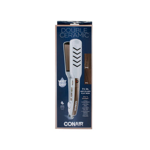 Conair Double Ceramic Wet to Dry Flat Iron 1.5 Inch
