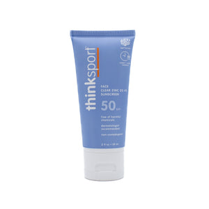 Thinksport Clear Zinc Face Mineral Sunscreen Lotion SPF 50 2oz