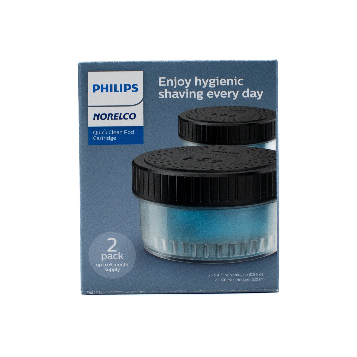Philips Norelco 2-Pack Quick Clean Replacement Pods