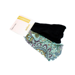 Scunci-No-Damage-Seamless-Headwraps-Solid-&-Paisley-New-Hair-Pins,-Claws-&-Clips