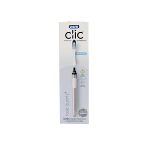 Oral-B Clic Manual Toothbrush with Replaceable Brush Head Rose Quartz