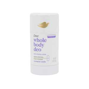 Dove Whole Body Deodorant Stick Coconut & Vanilla 2.6oz