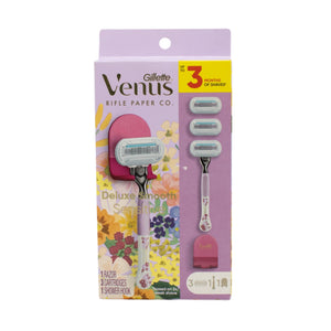 Gillette-Venus-Rifle-Paper-Co.-Delux-Smooth-Sensitive-Razor-with-3-Refills-Razors-&-Razor-Blades