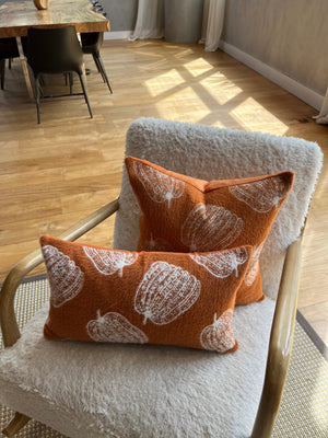 Burnt-Orange-Pumpkin-Lumbar-Pillow-PILLOW-COVER