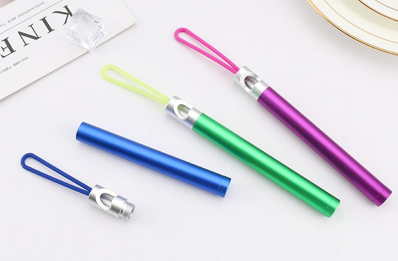 3-Pack Stainless Steel Straws with Bottle Opener