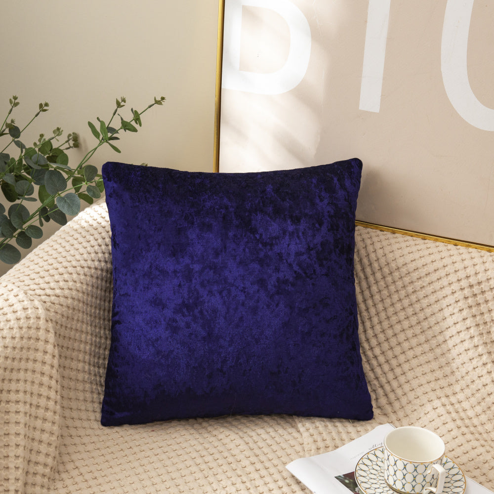 Pack of 1 Velvet Home Decoration Throw Pillow  (With 450g Insert ) size 18"x18"
