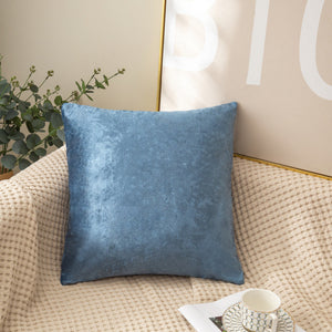 SET of 2 Velvet Home Decoration Throw Pillow covers  size 18"x18"  2 covers only