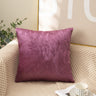 Pack of 1 Velvet Home Decoration Throw Pillow  (With 450g Insert ) size 18"x18"