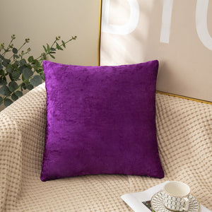 Set of 2  Velvet Home Decoration Throw Pillows (With 450g Inserts) size 18"x18"
