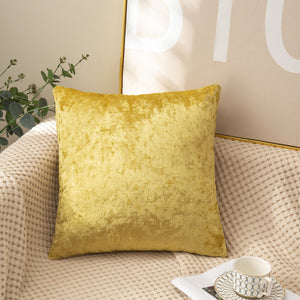 Set of 2  Velvet Home Decoration Throw Pillows (With 450g Inserts) size 18"x18"