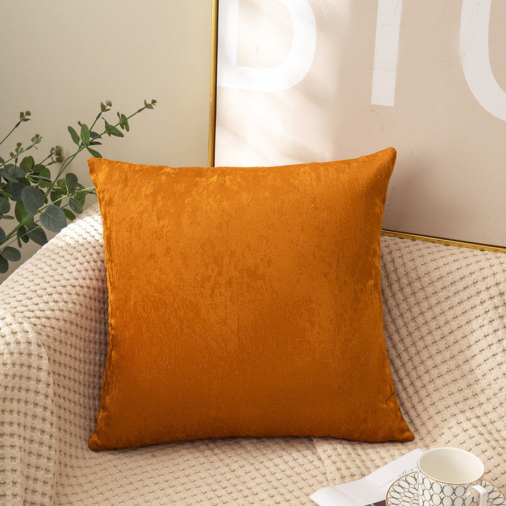SET of 2 Velvet Home Decoration Throw Pillow covers  size 18"x18"  2 covers only