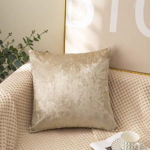 Set of 2  Velvet Home Decoration Throw Pillows (With 450g Inserts) size 18"x18"
