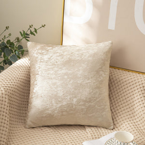 SET of 2 Velvet Home Decoration Throw Pillow covers  size 18"x18"  2 covers only