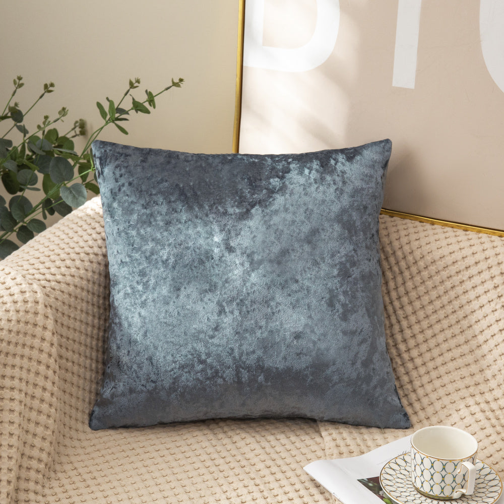 Pack of 1 Velvet Home Decoration Throw Pillow  (With 450g Insert ) size 18"x18"
