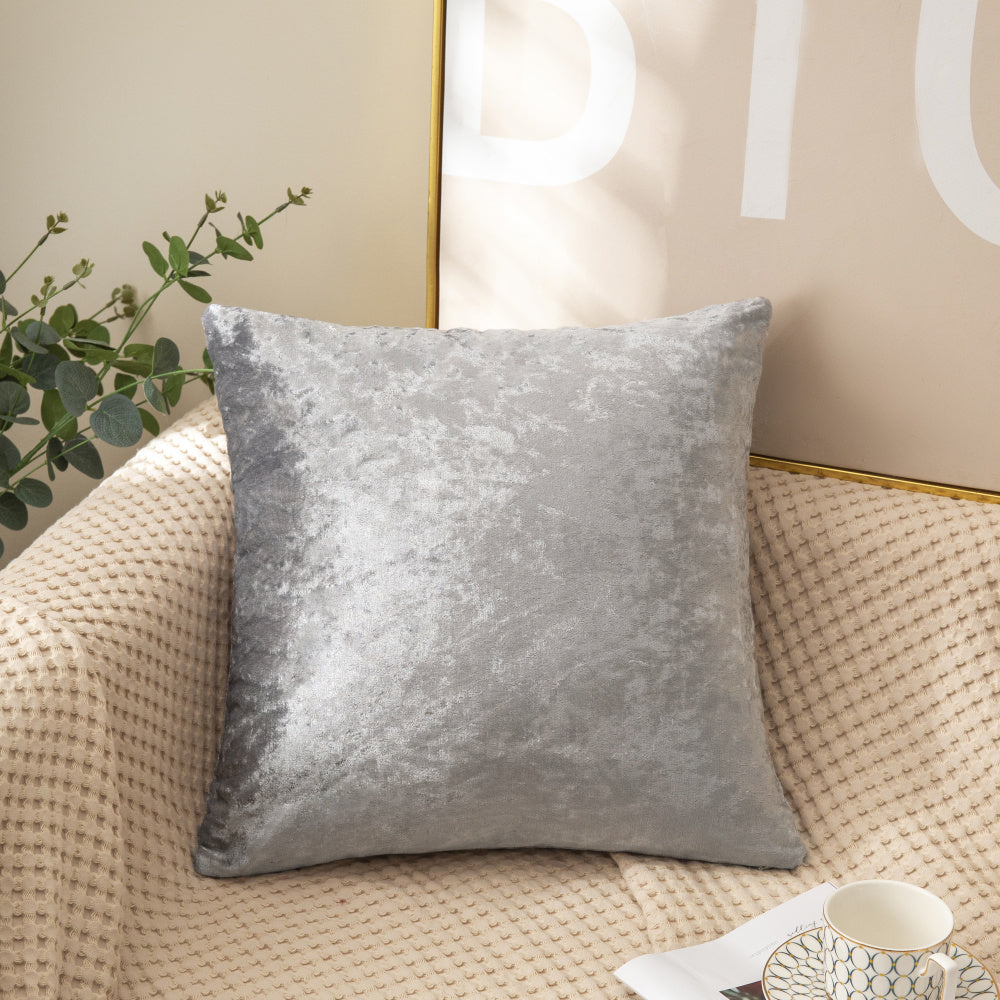 Set of 2  Velvet Home Decoration Throw Pillows (With 450g Inserts) size 18"x18"