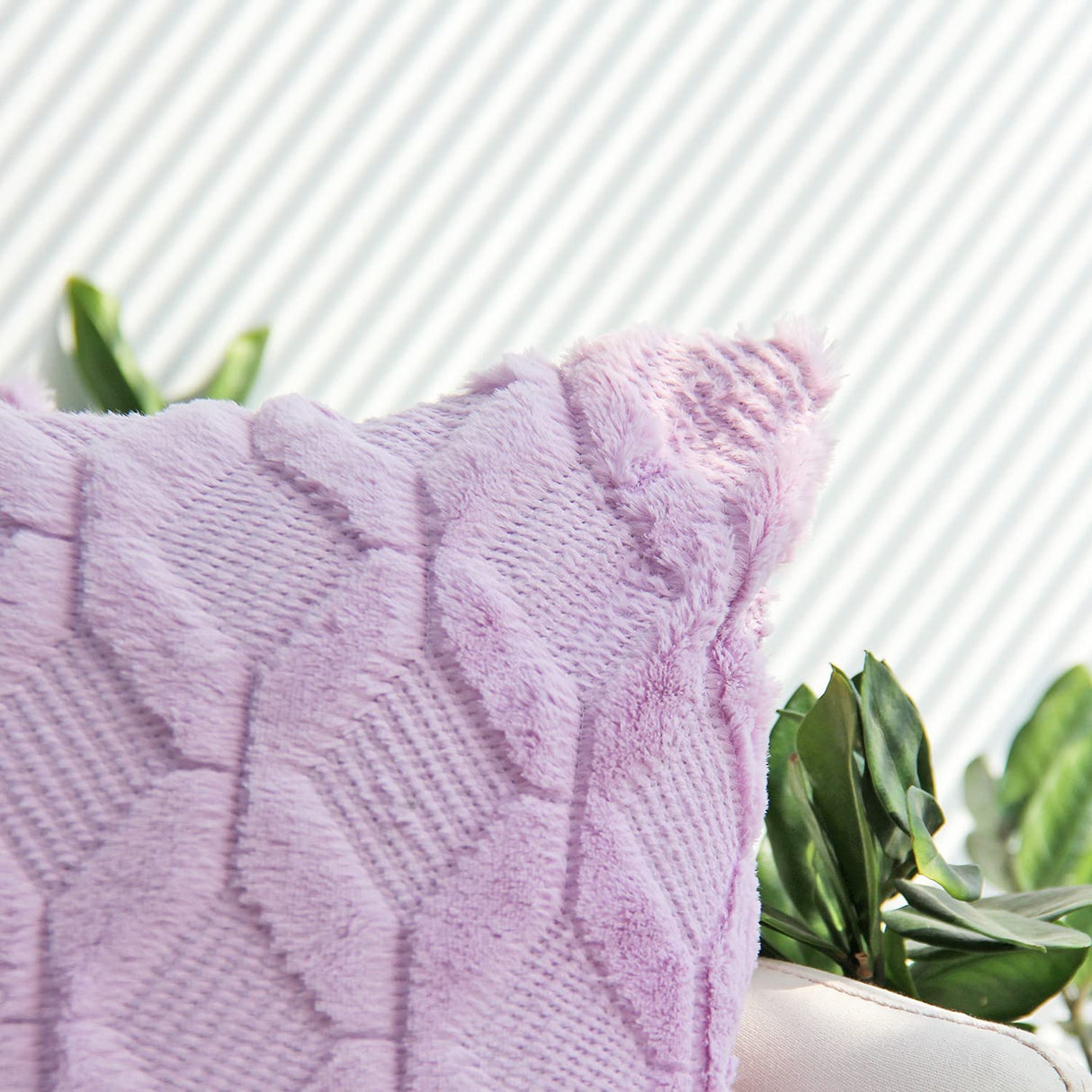 Crossline-shaped Plush Throw Pillow (With Insert)