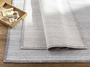 Nettleham Silver Viscose Rug - Clearance