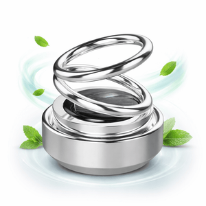 Solar Powered Rotating Car Air Freshener Aromatherapy Dashboard Diffuser