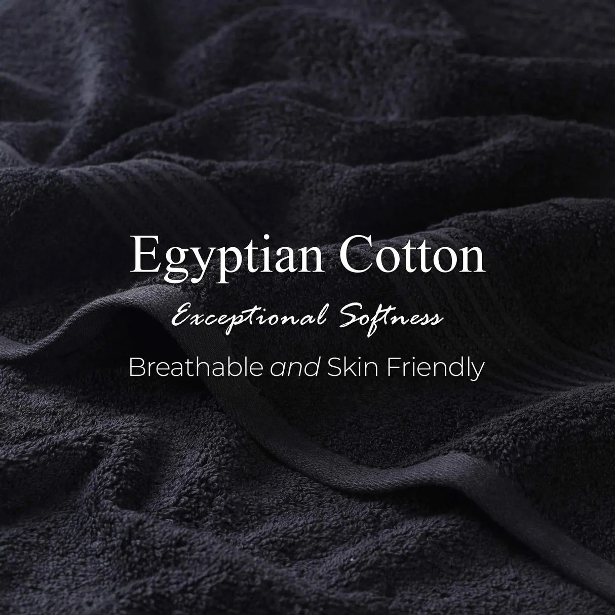 Heritage Egyptian Cotton Plush Heavyweight 6 Piece Towel Set - Egyptian Cotton Towel Set by Superior Brand